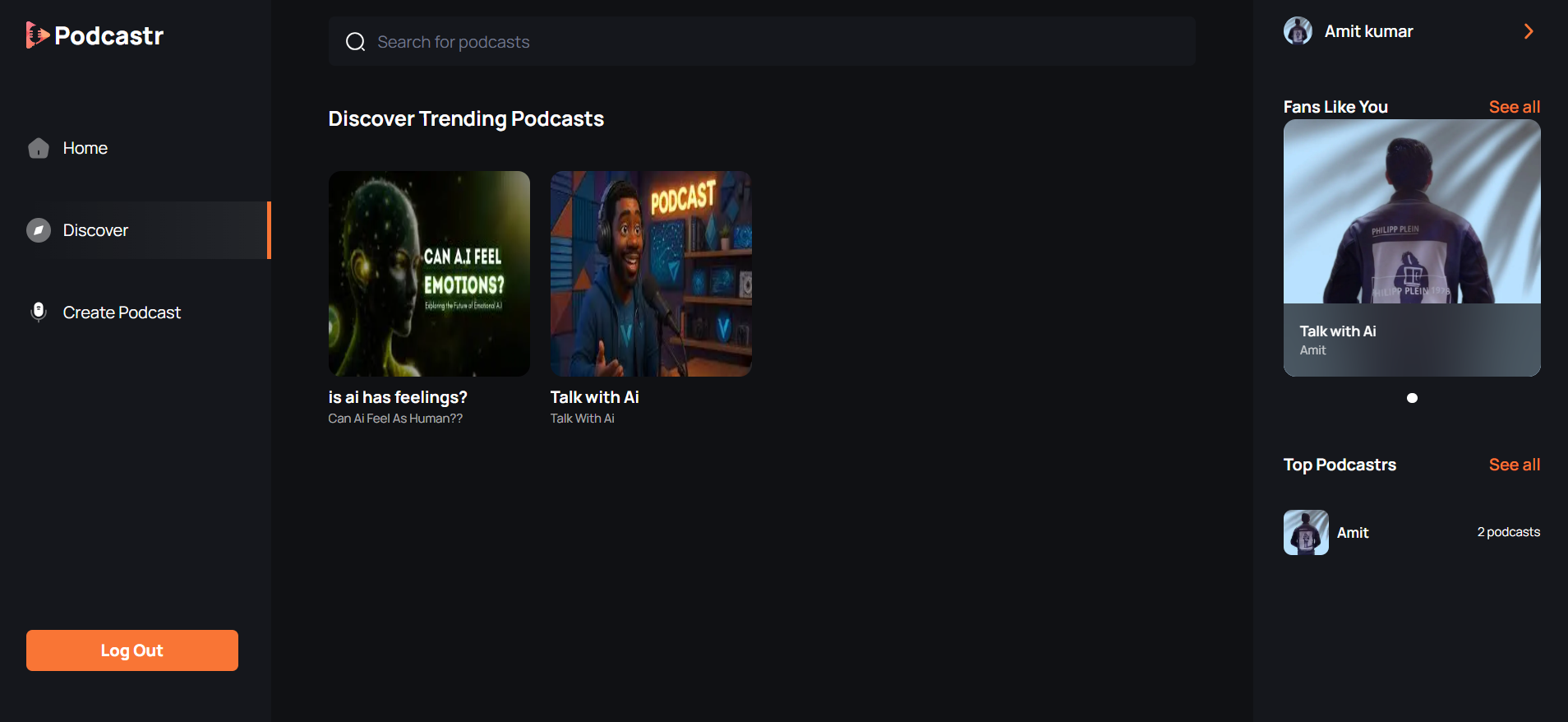 podcastX - AI Podcast Platform